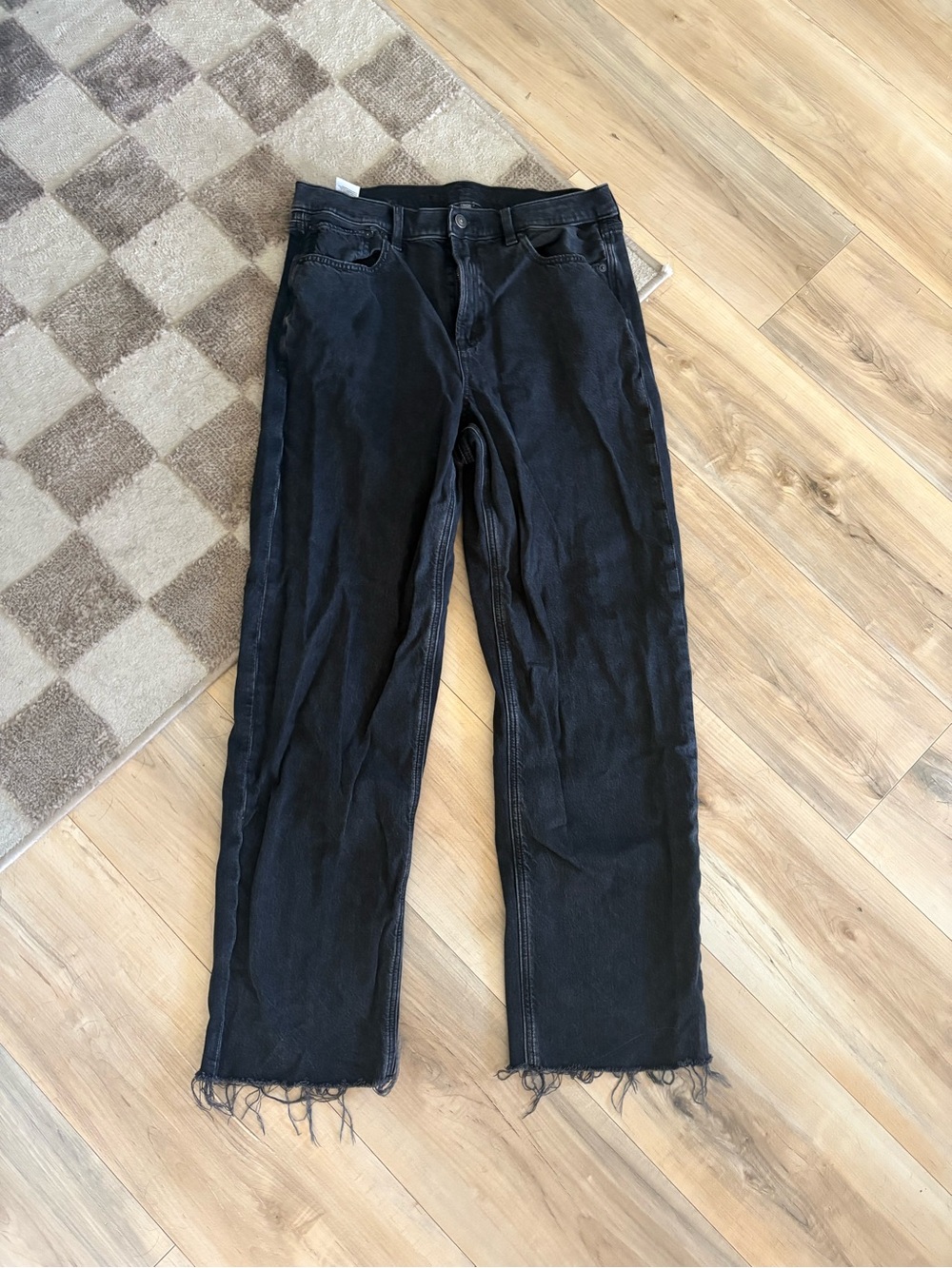 American Eagle Outfitters Black Wide Leg Jeans